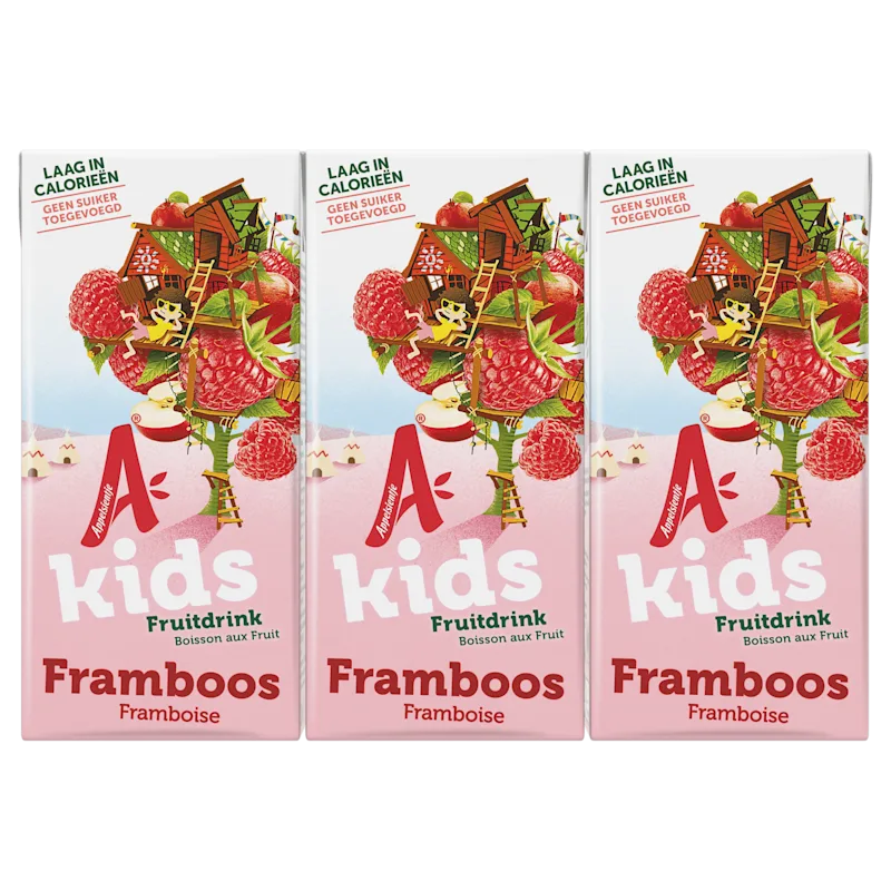 Appelsientje Kids framboos 6-pack
