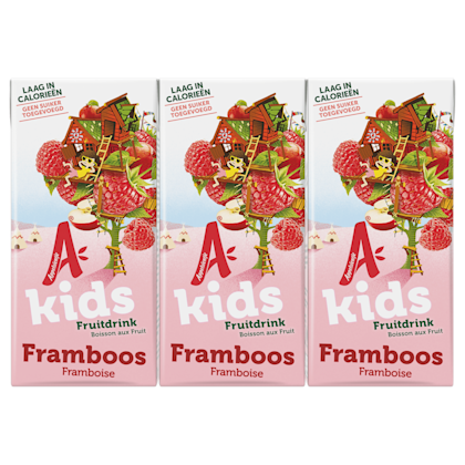 Kids framboos 6-pack - PLUS