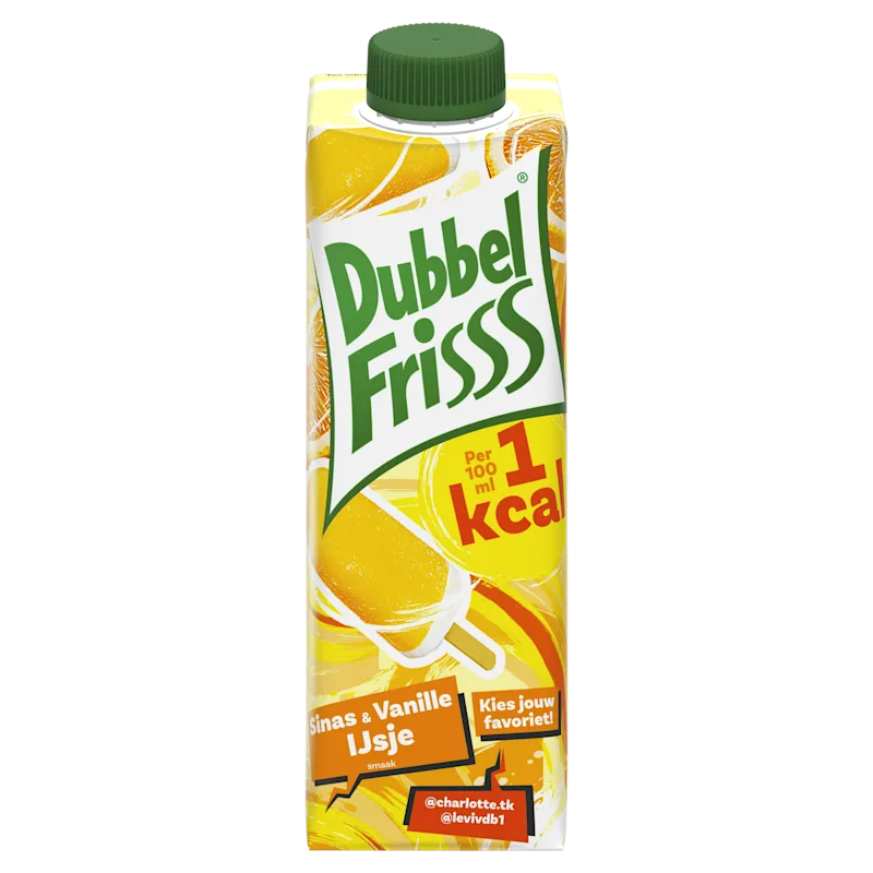 Dubbelfrisss 1Kcal Smaakmakers IJs sinas