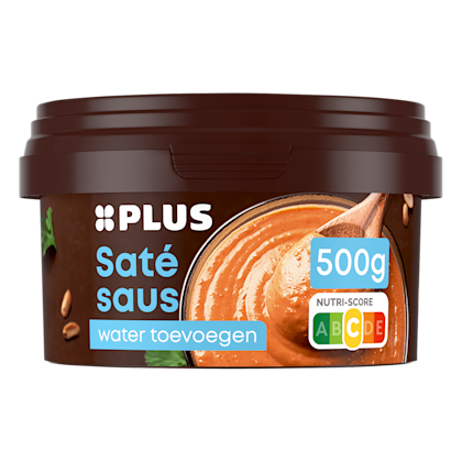 Satésaus geconcentreerd