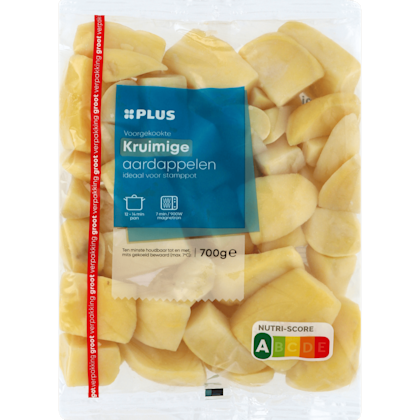 Kookaardappelen kruimig