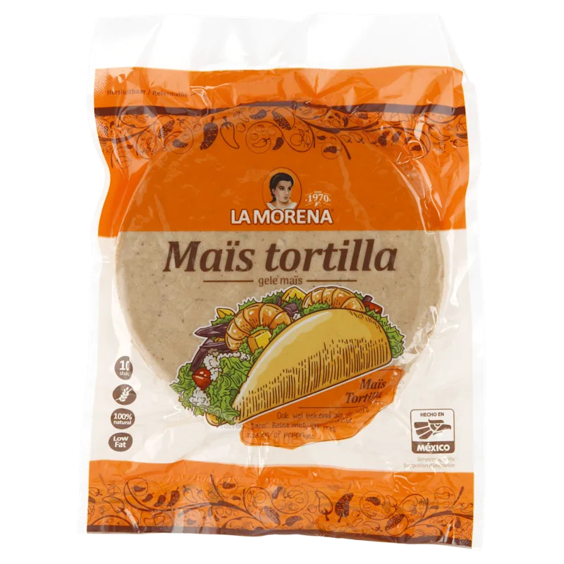 La Morena Gele maïs tortilla