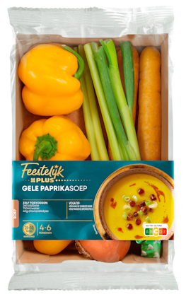 Verspakket gele paprikasoep
