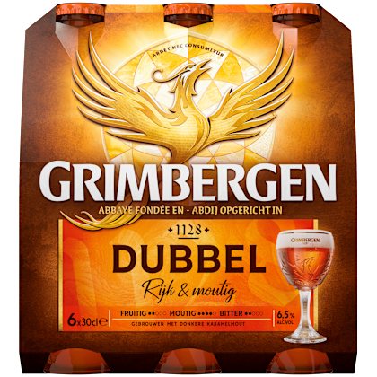 Dubbel abdijbier fles