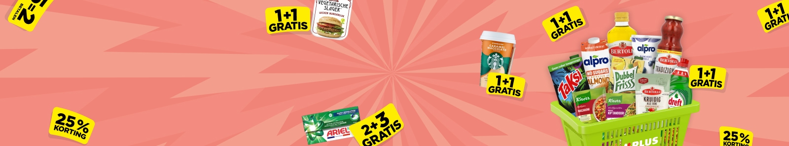 Inslaan aanbiedingen van PLUS.