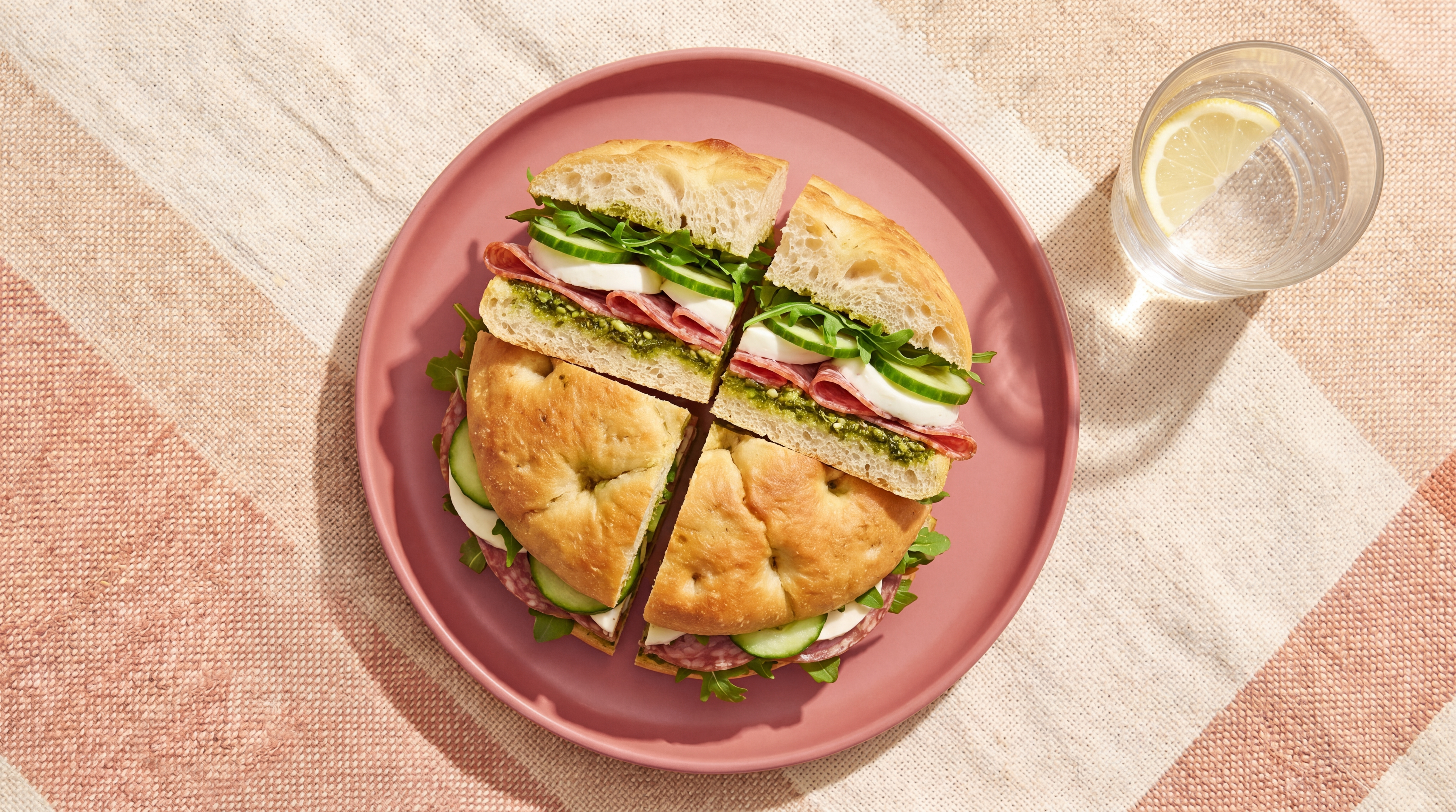 Gevulde focaccia