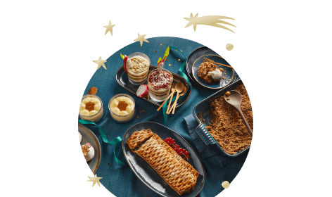 Kerst nagerechten assortiment