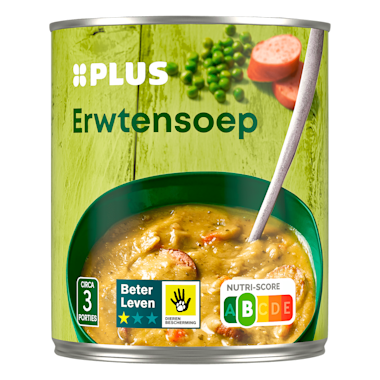 PLUS Erwtensoep 800ml