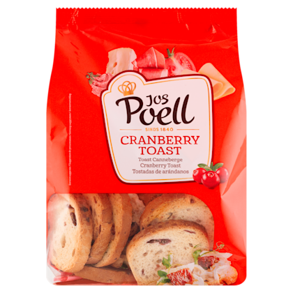 Stokbroodtoast cranberry