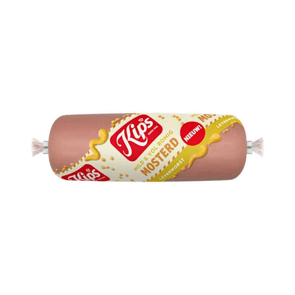 Kips Leverworst met mosterd