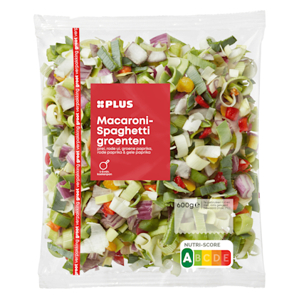 Macaroni-spaghetti groenten
