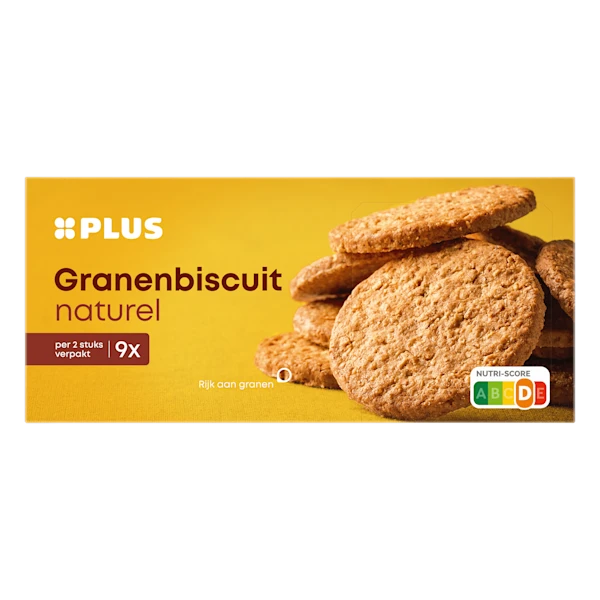 PLUS Granenbiscuit Naturel