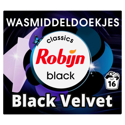 Robyn Wasmiddeldoekjes Black Velvet