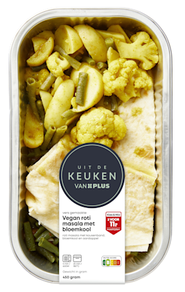 Roti Masala vegan - PLUS