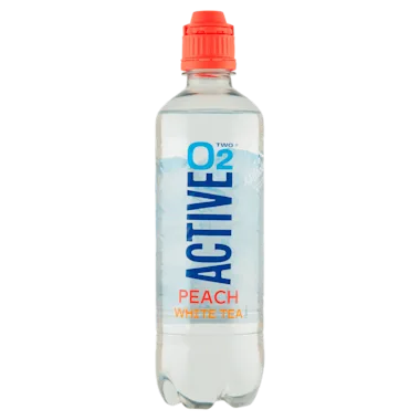 Active O2 Peach white tea Per Fles 500 ml