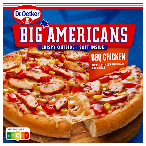 Dr. Oetker Big Americans pizza BBQ Chicken