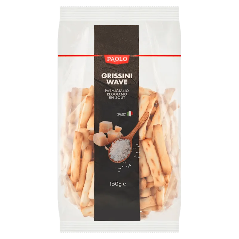 Paolo Mini Grissini Parmezaanse kaas & zout