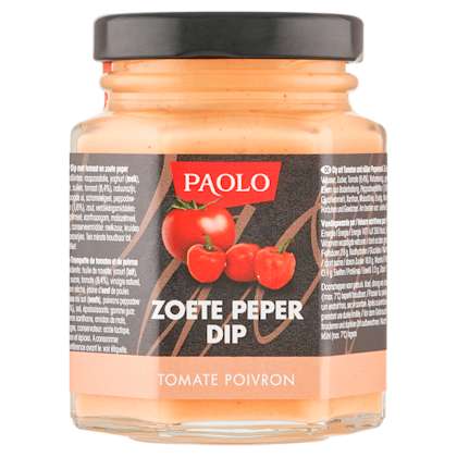 Zoete peper tomaat dip