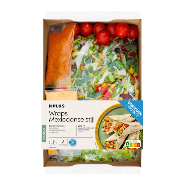 PLUS Gesneden verspakket Mexicaanse wraps