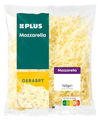 Geraspte kaas mozzarella