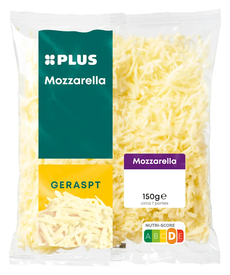 PLUS Geraspte kaas mozzarella