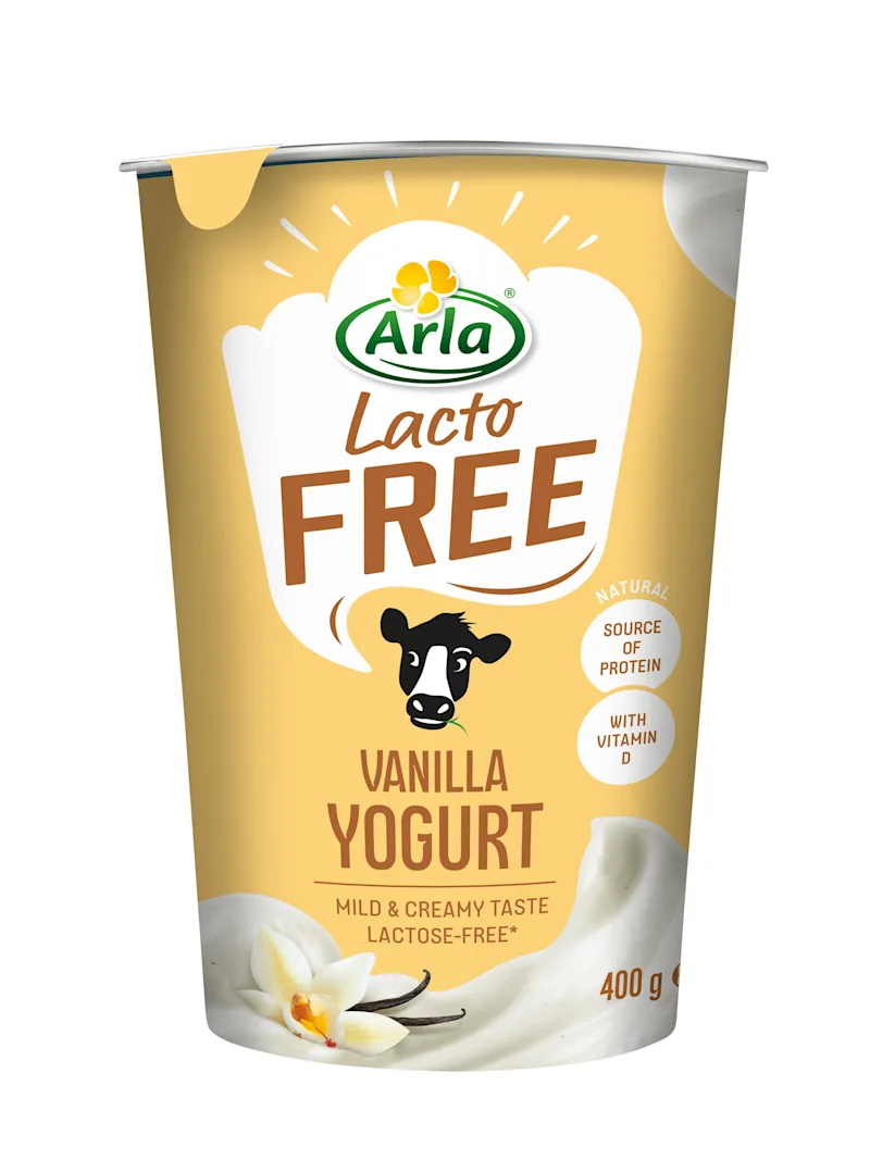Arla Lactofree vanille halfvolle yoghurt