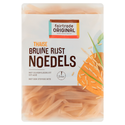 bruine rijst noedel