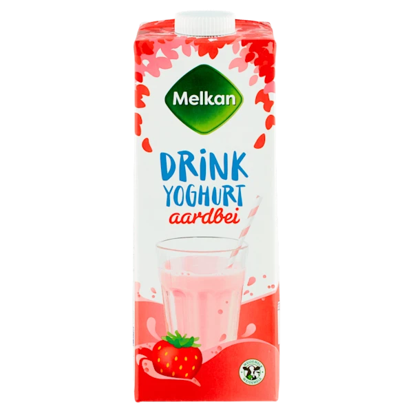 Melkan Drinkyoghurt aardbei