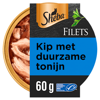 Filets Tonijn en kip in saus