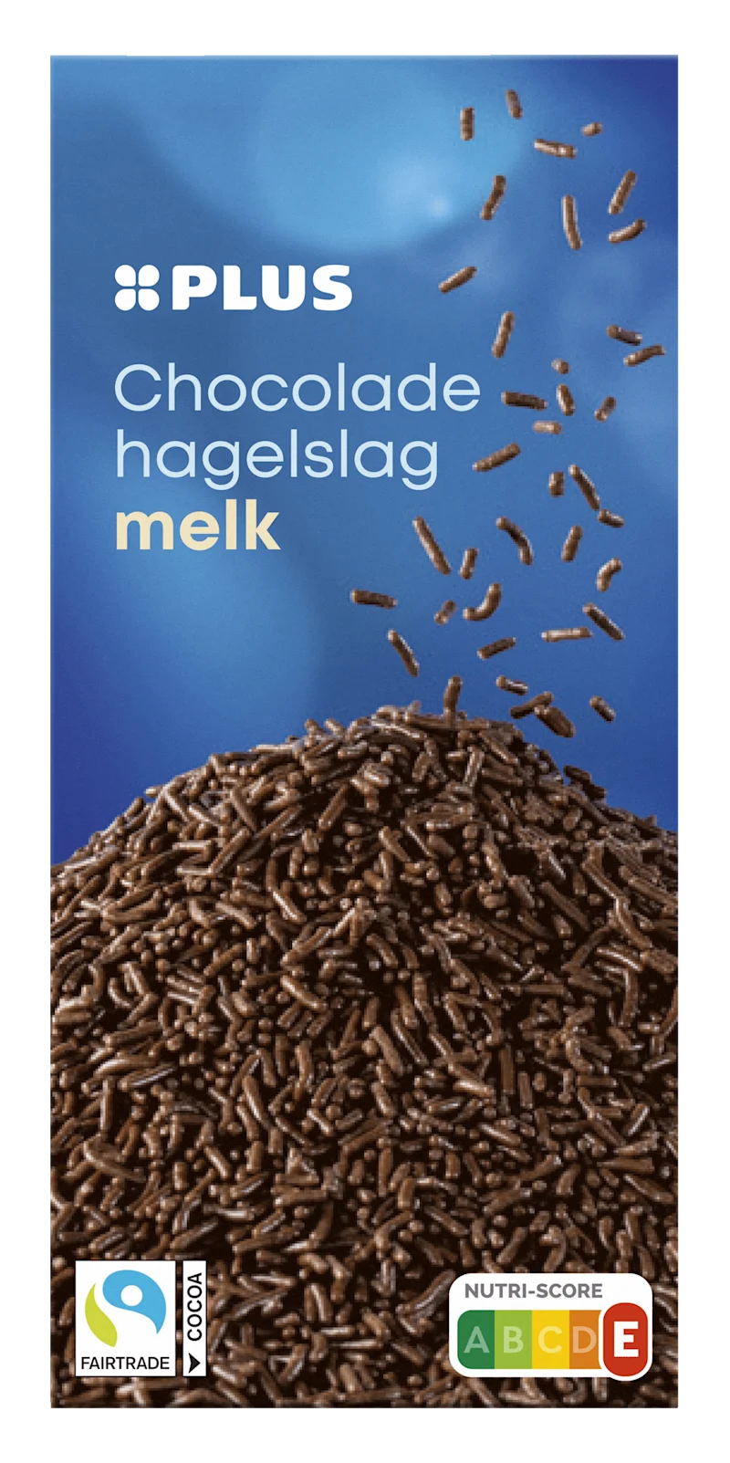 PLUS Chocoladehagel melk Fairtrade