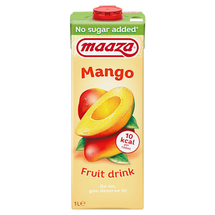 Maaza Mango no sugar added