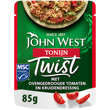 John West Tonijn Twist Gedroogde Tomaat&Kruiden