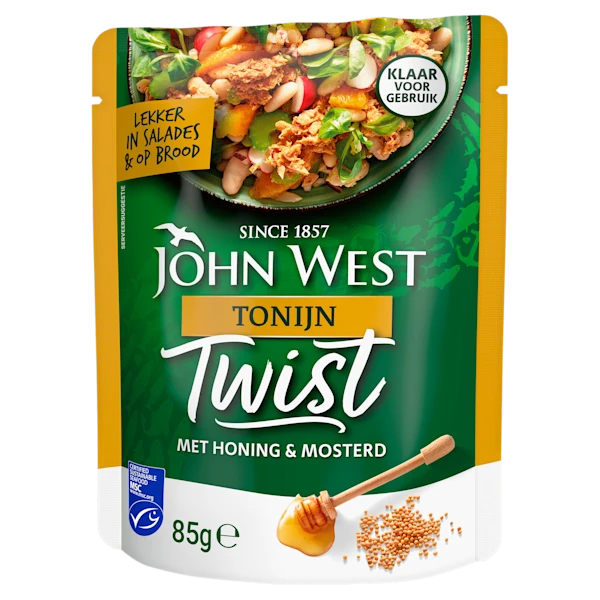 John West Tonijn Twist Honing & Mosterd