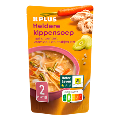 Heldere kippensoep