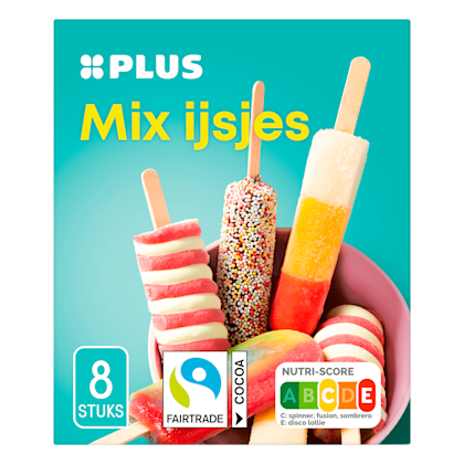 Mix-pack waterijsjes en roomijsjes