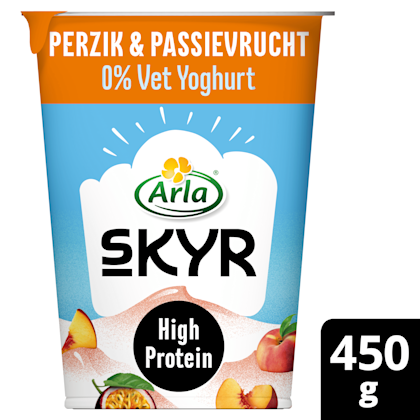 Skyr peach & passionfr 0% vet - PLUS