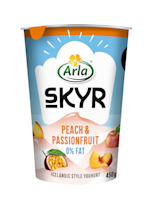 Arla Skyr peach & passionfr 0% vet