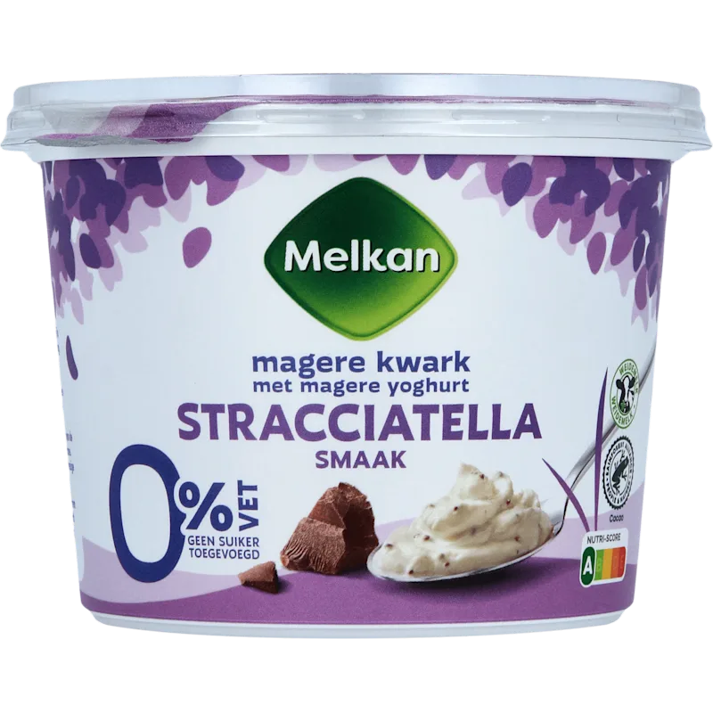 Melkan Kwark magere stracciatella