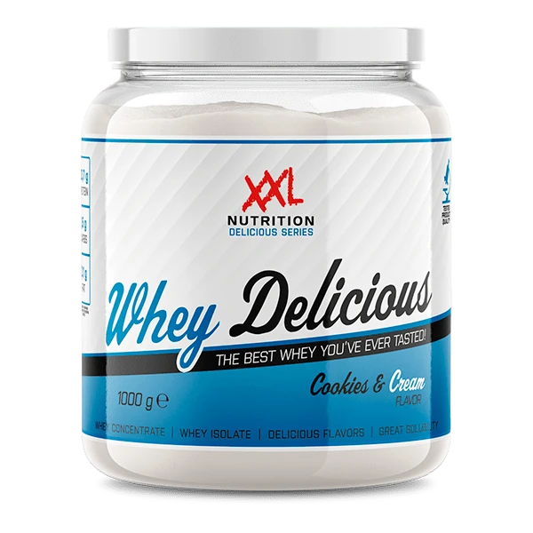 XXL Nutrition Whey delicious cookies & cream