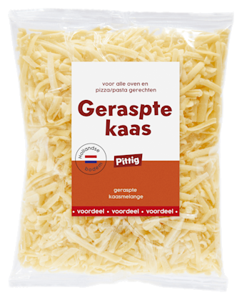 Neutraal Gouda Geraspte kaas pittig