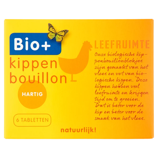 BIO+ Bouillon kip 6 blokjes