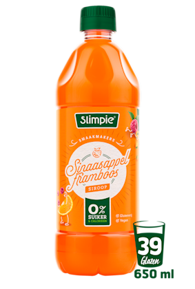 Limonadesiroop sinaasappel framboos