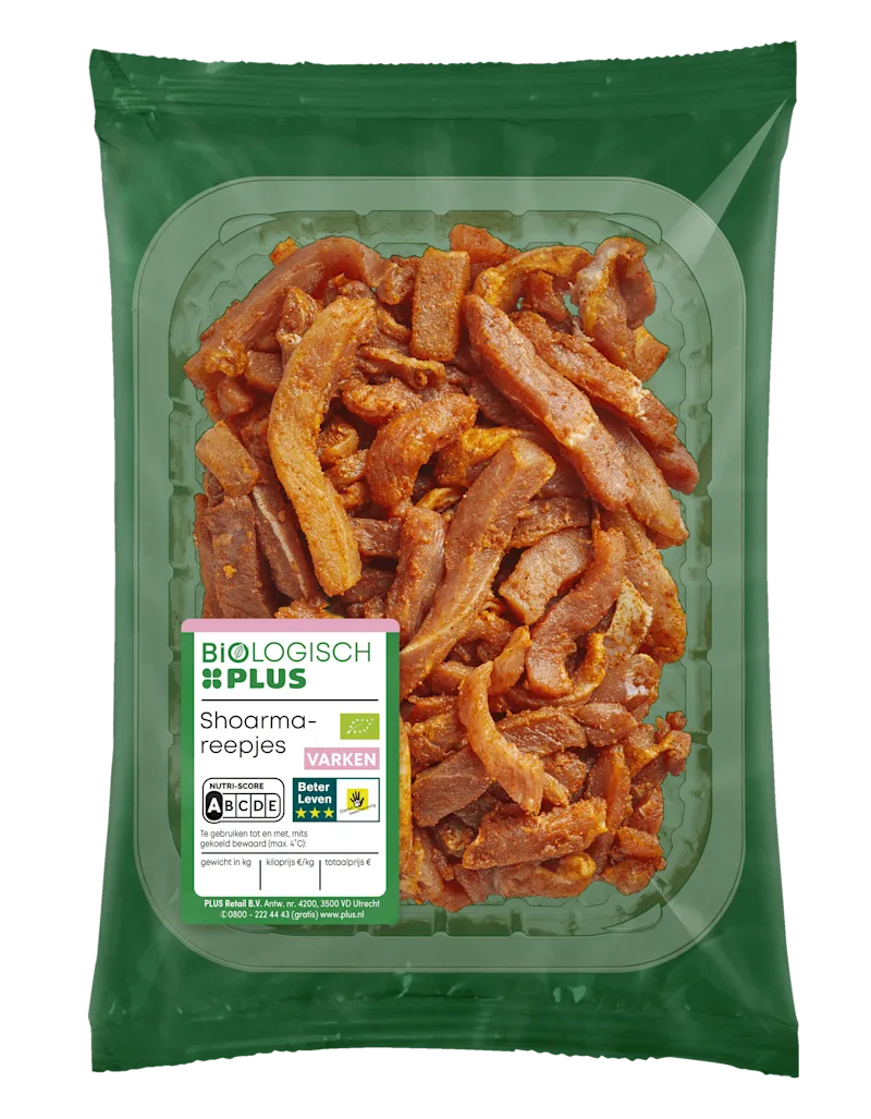 Biologisch PLUS Shoarmareepjes
