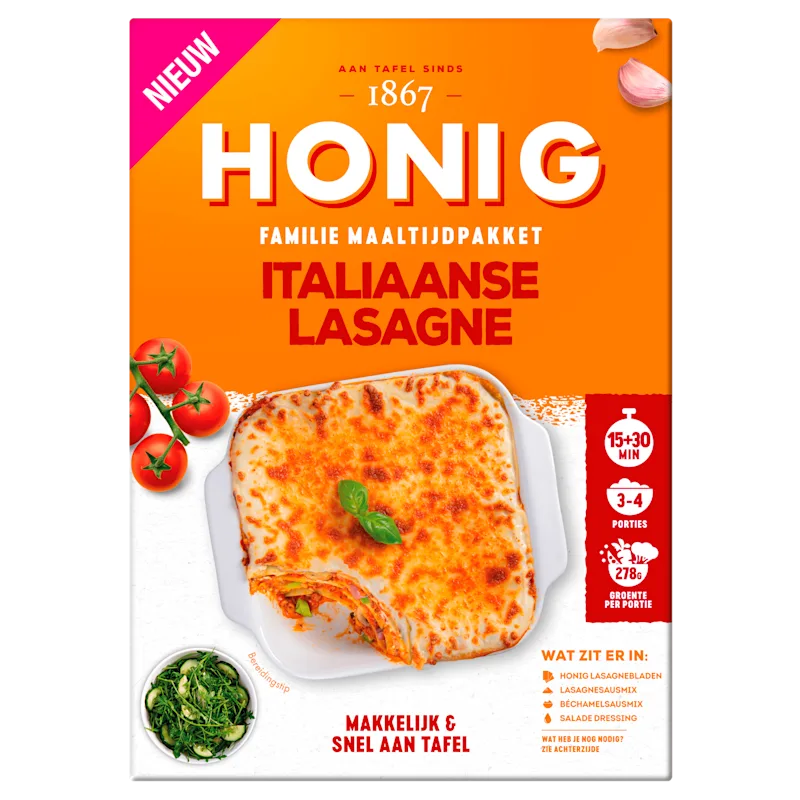 Honig Maaltijdpakket Italiaanse lasagne
