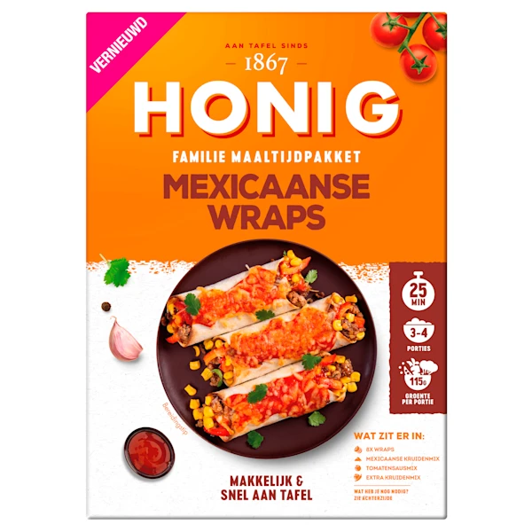 Honig Maaltijdpakket mexicaanse Wraps