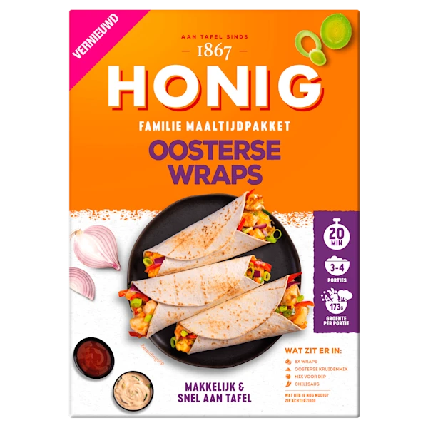 Honig Maaltijdpakket Oosterse Wraps