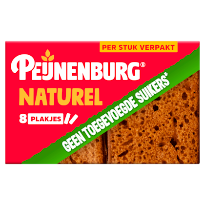 Naturel zonder toegev. suiker portie