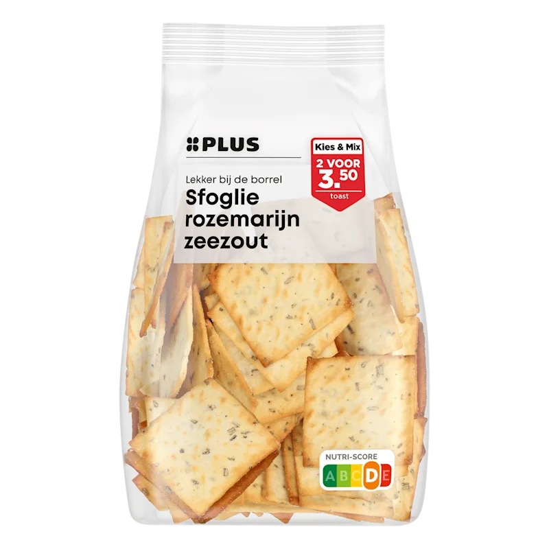PLUS Sfoglie rozemarijn en zeezout