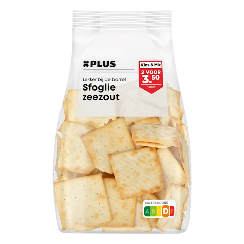 PLUS Sfoglie zeezout