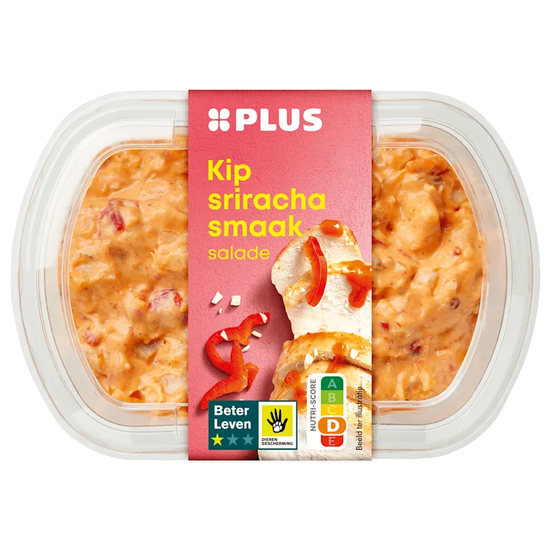 PLUS Kip Sriracha salade